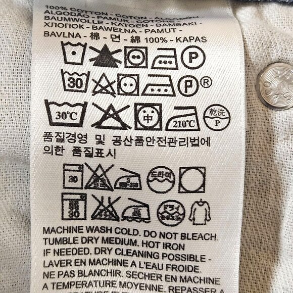 Levi s 505 Jeans Men’s 32x34 Blue Denim Regular Fit Straight Leg Distressed - Picture 7 of 9